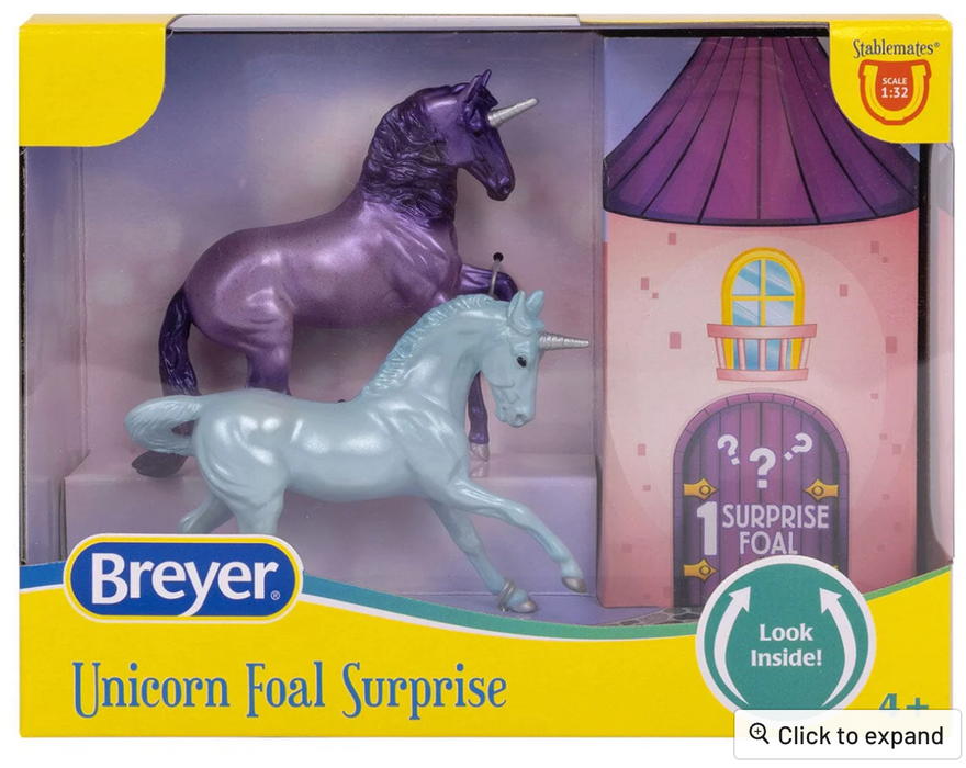 Breyer Unicorn Foal Surprise | Dazzling Cliffs Family