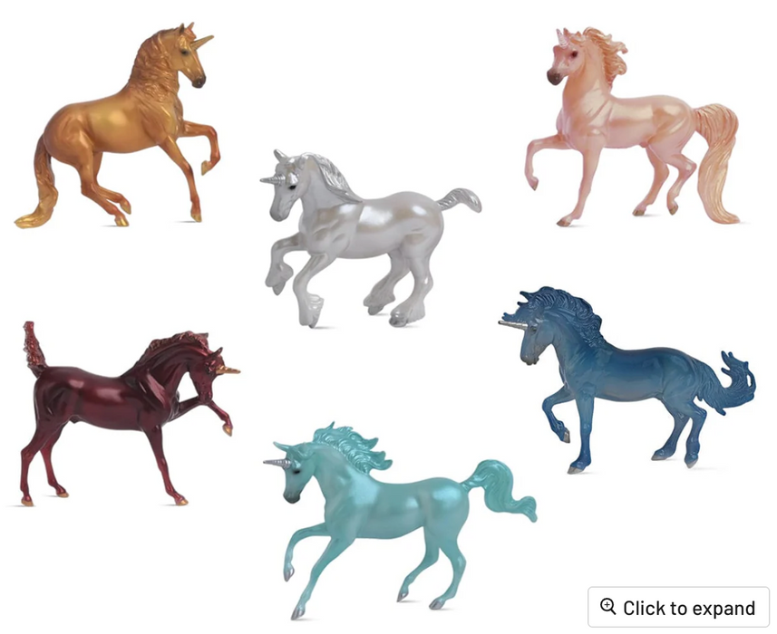Breyer Mystery Unicorn Surprise: Fire & Ice | Individual Blind Bag