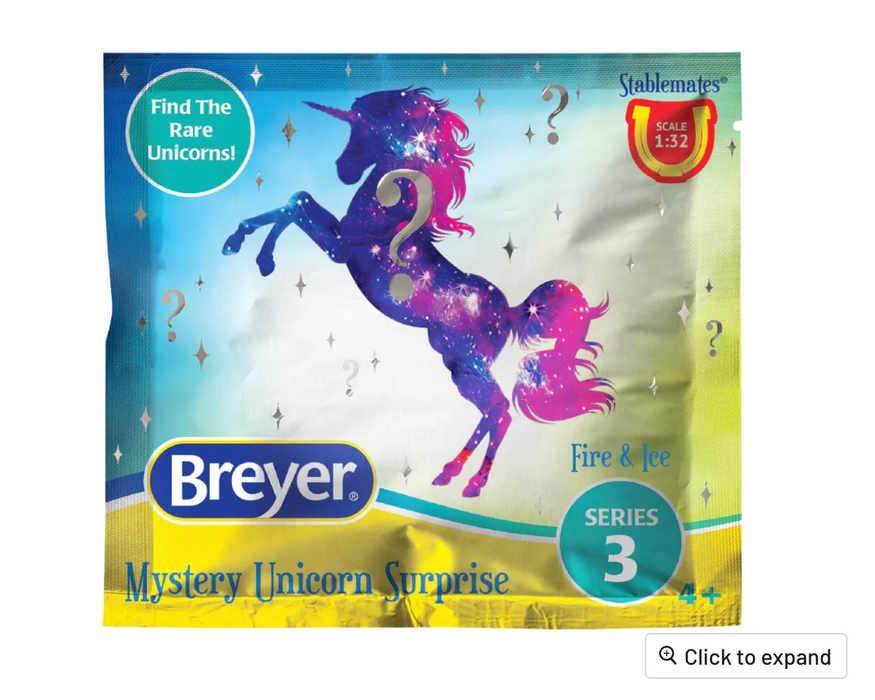 Breyer Mystery Unicorn Surprise: Fire & Ice | Individual Blind Bag