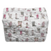 Thunderbird Boots Pink Large Makeup Bag ACCESSORIES - Luggage & Travel - Cosmetic Bags Ida Mae Home