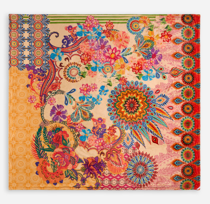 Johnny Was Laurel Canyon Cozy Blanket - Magnolia Scarf HOME & GIFTS - Home Decor - Blankets + Throws Johnny Was Collection