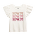 Mud Pie Toddler Girl's Howdy Western Glitter Tee KIDS - Girls - Clothing - Tops - Short Sleeve Tops Mud Pie