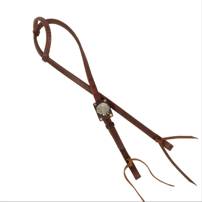 One ear cowperson headstall
