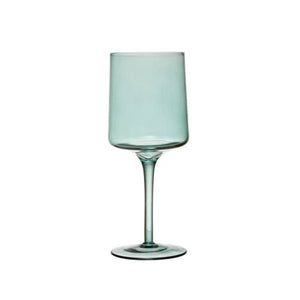 Stemmed Wine Glass - 14oz Home & Gifts - Tabletop + Kitchen - Drinkware + Glassware Creative Co-Op Seafoam  