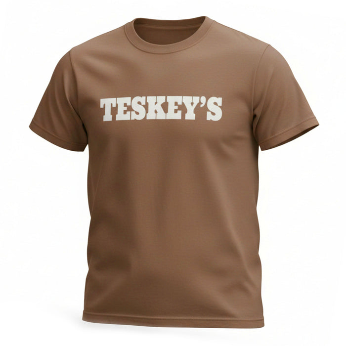 Teskey's Plain Logo Tee - Espresso TESKEY'S GEAR - SS T-Shirts Teskey's
