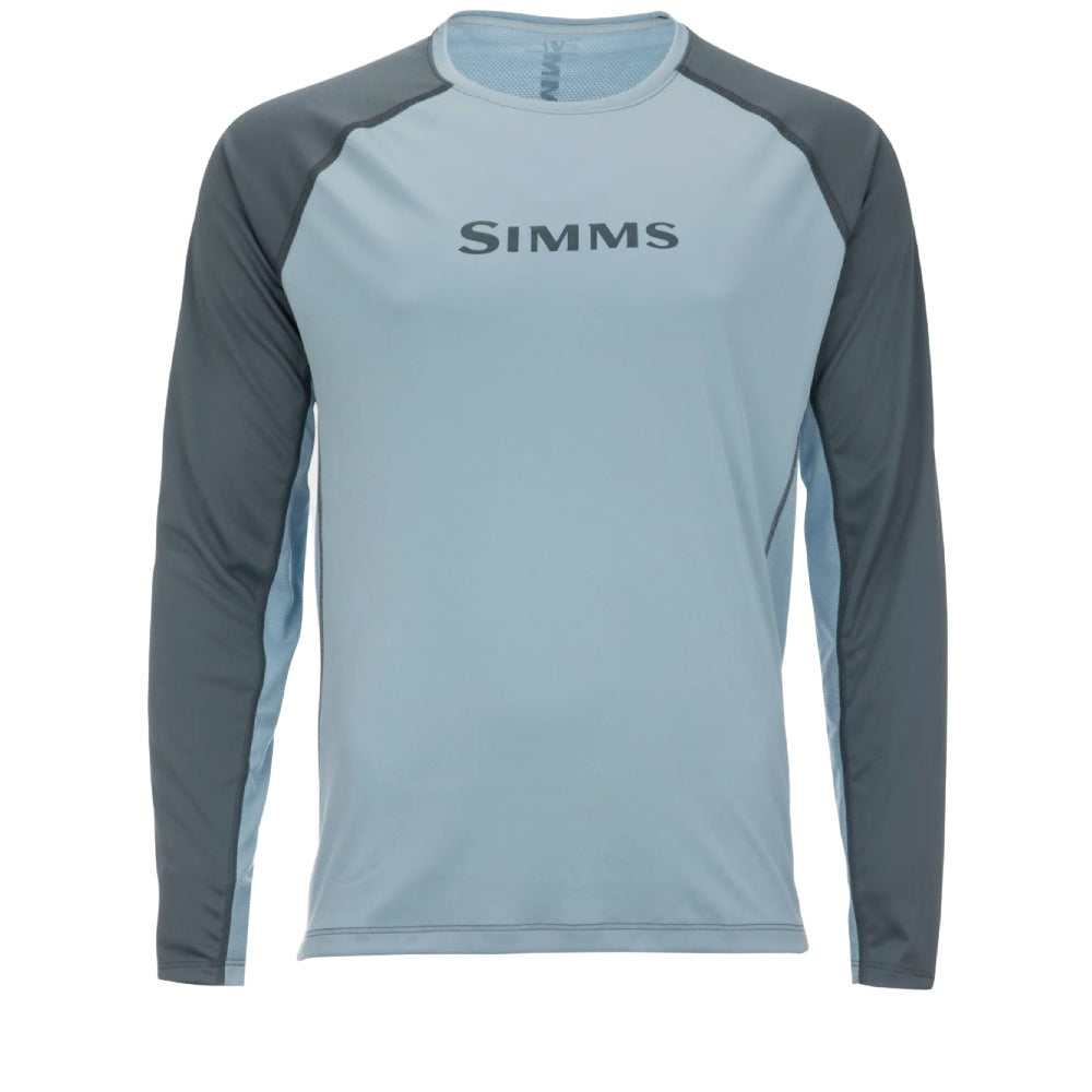 Simms, Shirts, Simms Solarflex Mens Xl Long Sleeve Fishing Shirt Blue  Polyester Upf 5