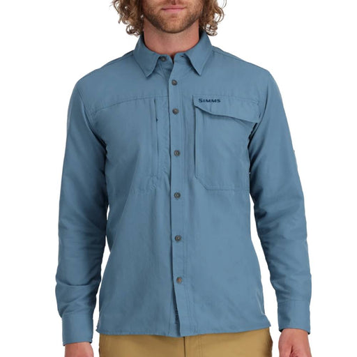 * Simms Guide Shirt - Neptune - FINAL SALE MEN - Clothing - Shirts - Long Sleeve Simms Fishing