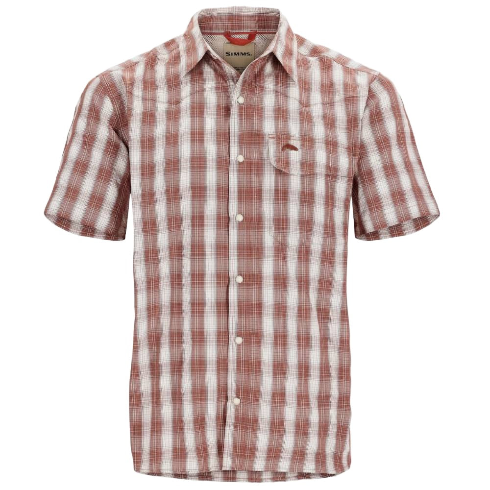 SIMMSシムス　Big Sky LS Shirt - Clay/Hickory Plaid　USS★即決★ Simms Big Sky Shirt - Clay - FINAL SALE — Teskeys
