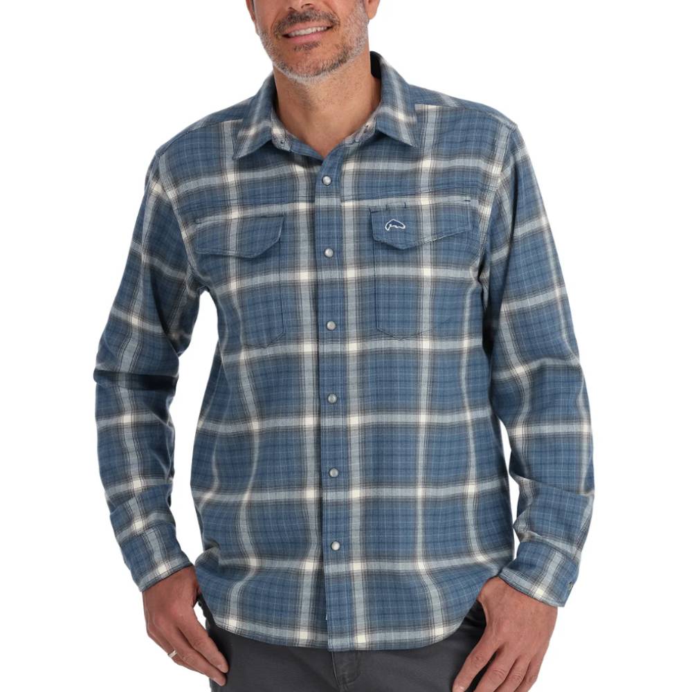 Simms Gallatin Flannel Shirt - Neptune