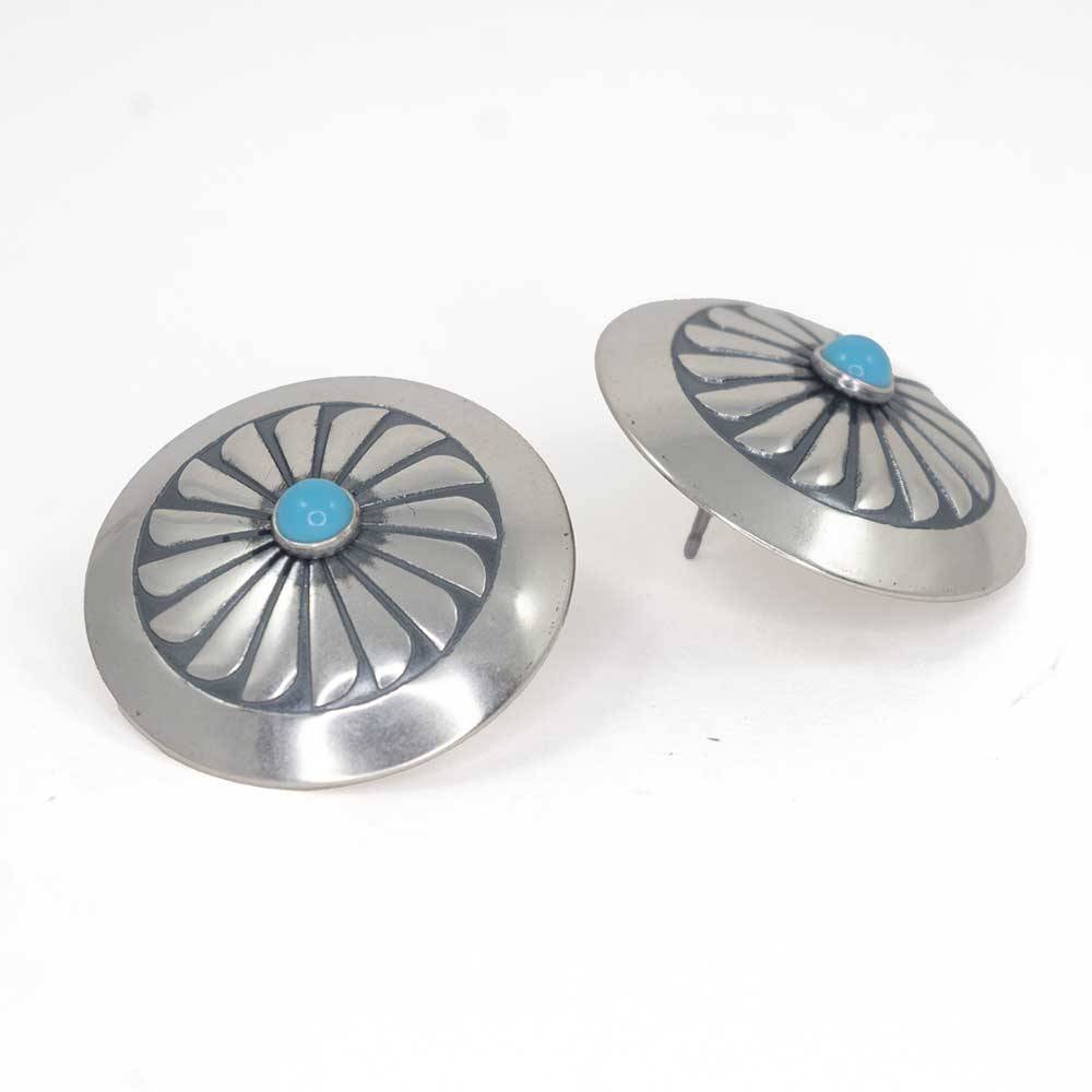 Conch Pinwheel Stud Earrings - Small WOMEN - Accessories - Jewelry - Earrings Sunwest Silver   