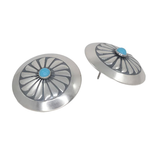 Minda Conch Pinwheel Stud Earrings - Small WOMEN - Accessories - Jewelry - Earrings Sunwest Silver   