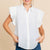 Smocked Shoulder Top WOMEN - Clothing - Tops - Short Sleeved Jodifl   
