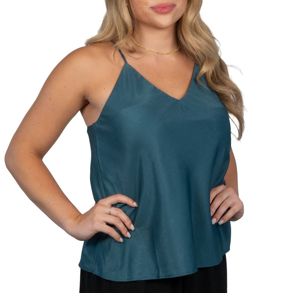 Solid Double Layered Cami WOMEN - Clothing - Tops - Sleeveless KLD   