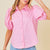 Solid Poplin Shirt WOMEN - Clothing - Tops - Short Sleeved Day + Moon   