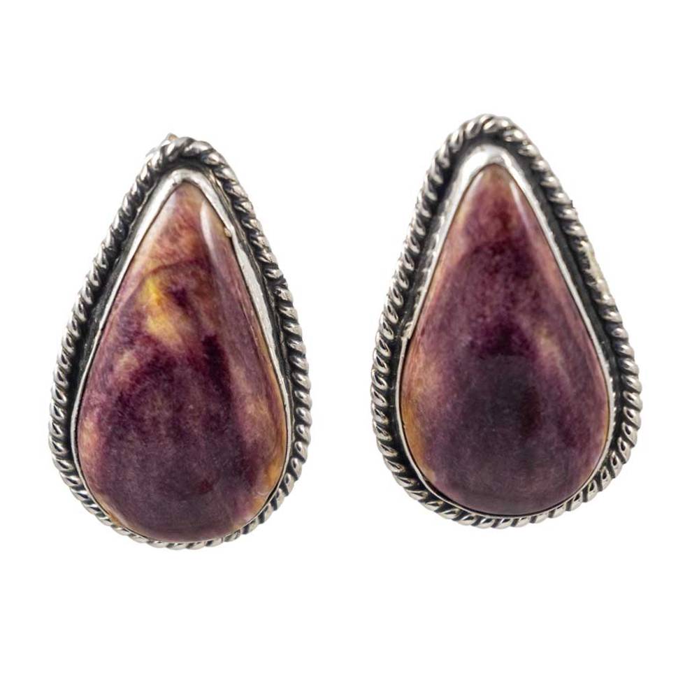 Spiny Oyster Stud Earrings WOMEN - Accessories - Jewelry - Earrings Sunwest Silver   