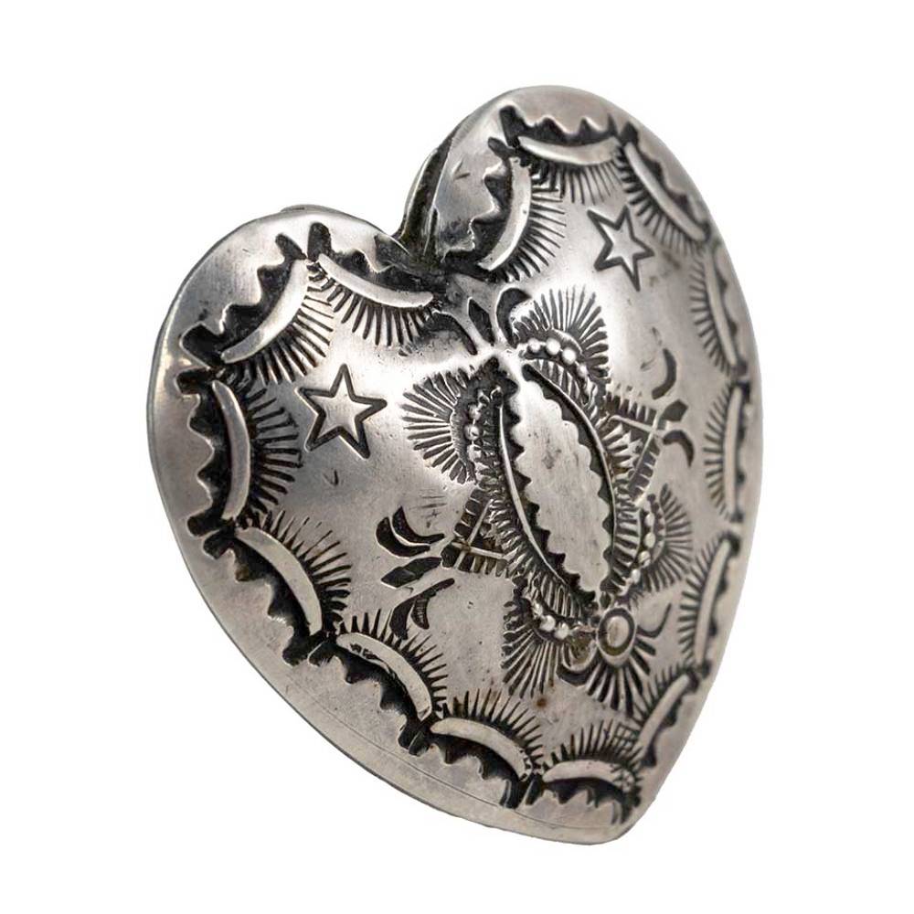 Stamped Heart Ring Stamped Heart Ring