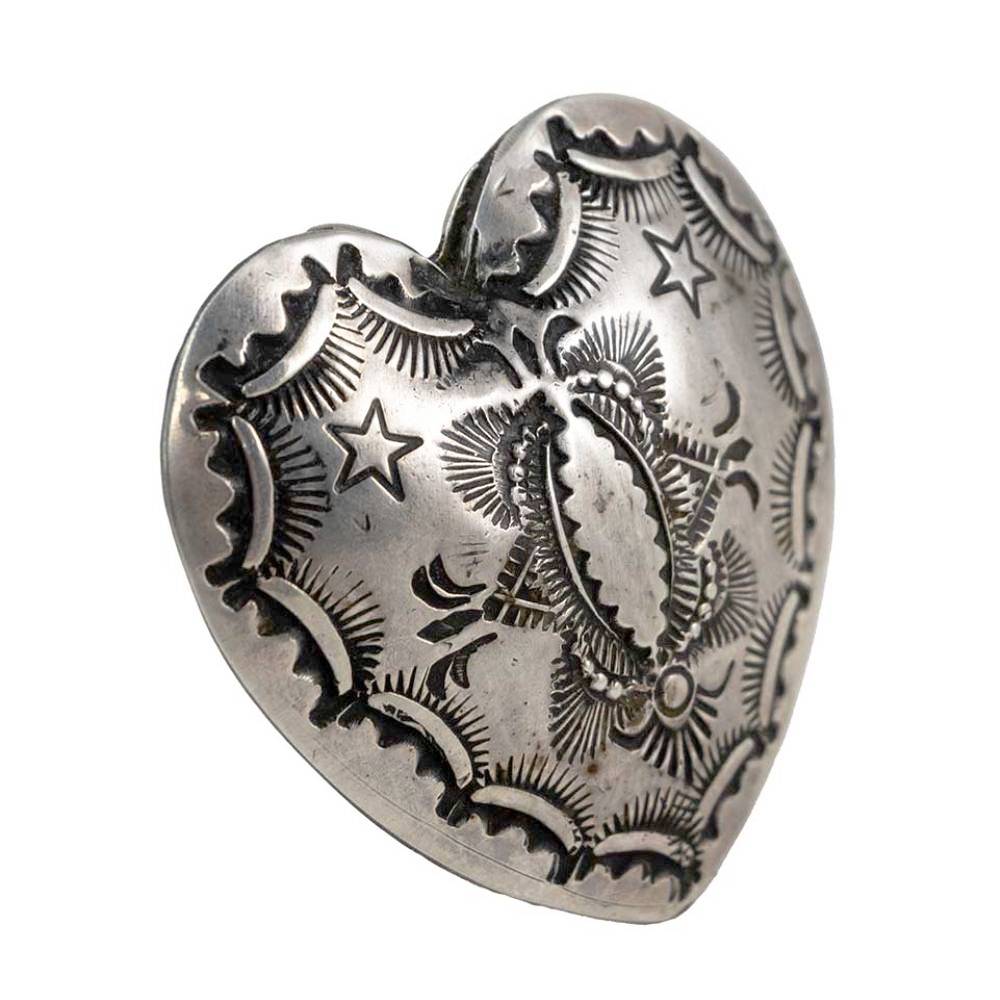 Stamped Sterling Heart Ring - Size 7 WOMEN - Accessories - Jewelry - Rings Sunwest Silver   