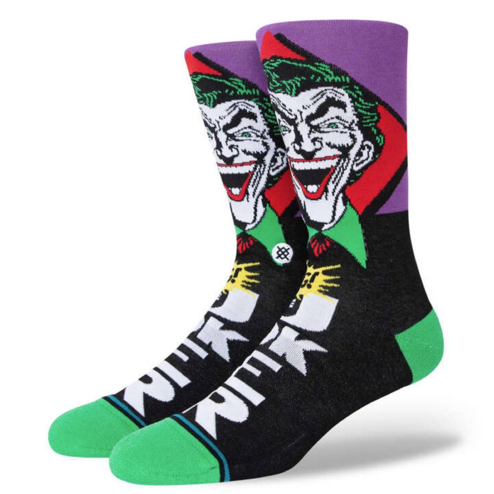 Stance Joker Comic Crew Socks - FINAL SALE MEN - Clothing - Underwear, Socks & Loungewear Stance   