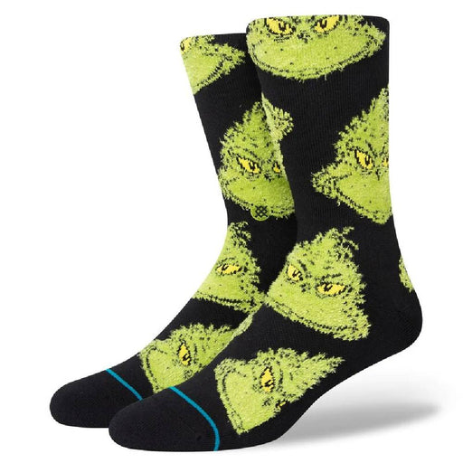 Stance x Grinch Kid's Mean One Crew Sock - Black KIDS - Accessories - Socks & Underwear Stance   