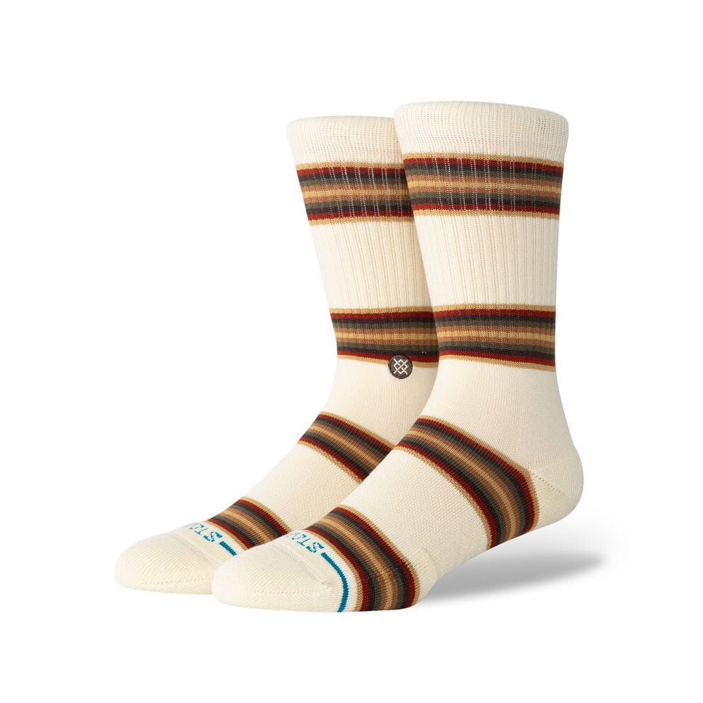 Stance Men's Hill Top Crew Socks - Canvas MEN - Clothing - Underwear, Socks & Loungewear Stance   