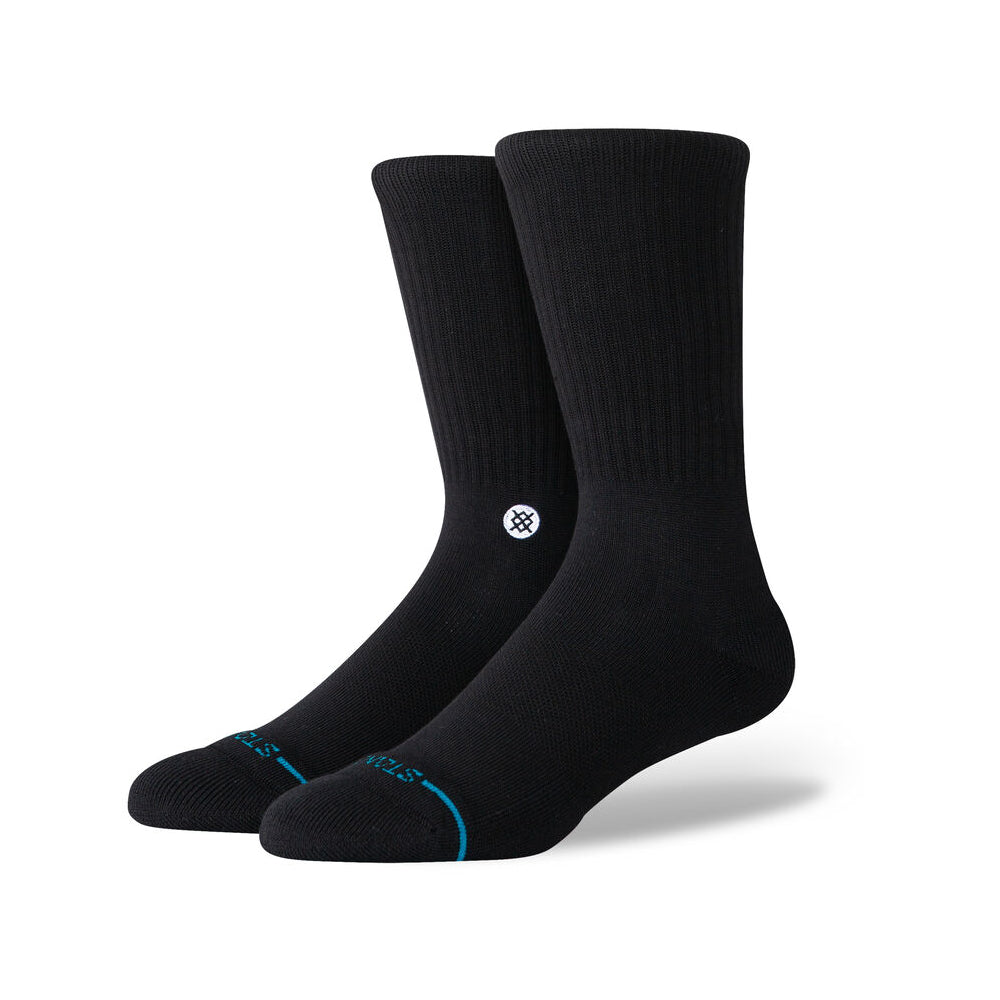 Stance Men's Icon Crew Socks - Black MEN - Clothing - Underwear, Socks & Loungewear Stance   