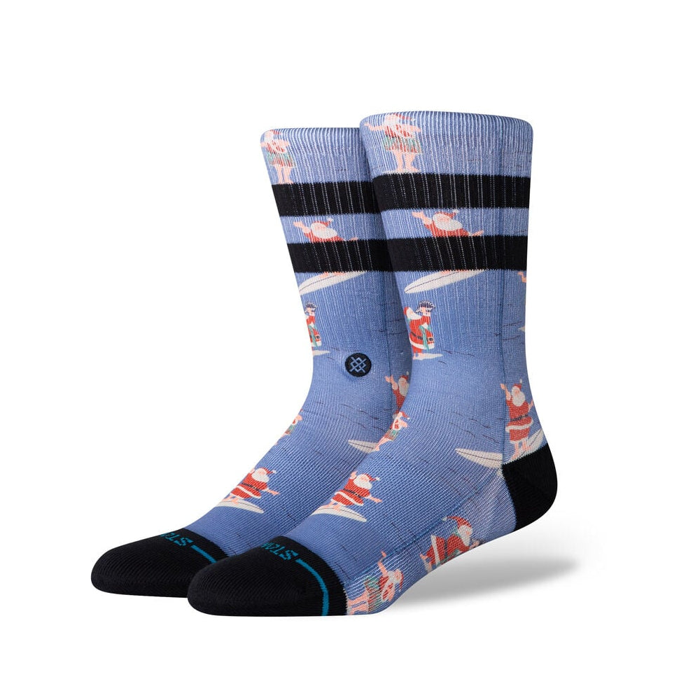 Stance Men's Polyblend Surfing Santa Crew Socks MEN - Clothing - Underwear, Socks & Loungewear Stance   