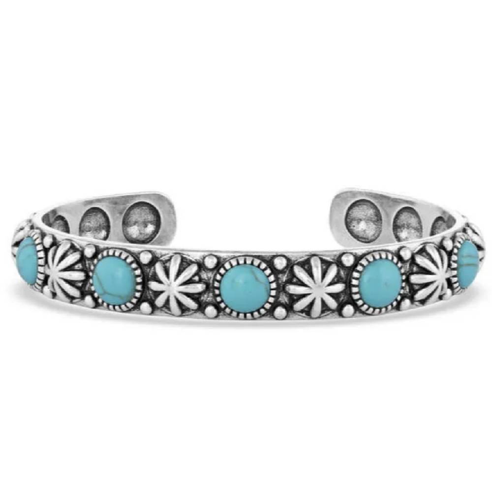 Montana Silversmiths Starlight Starbright Turquoise Stone Bracelet WOMEN - Accessories - Jewelry - Bracelets Montana Silversmiths   