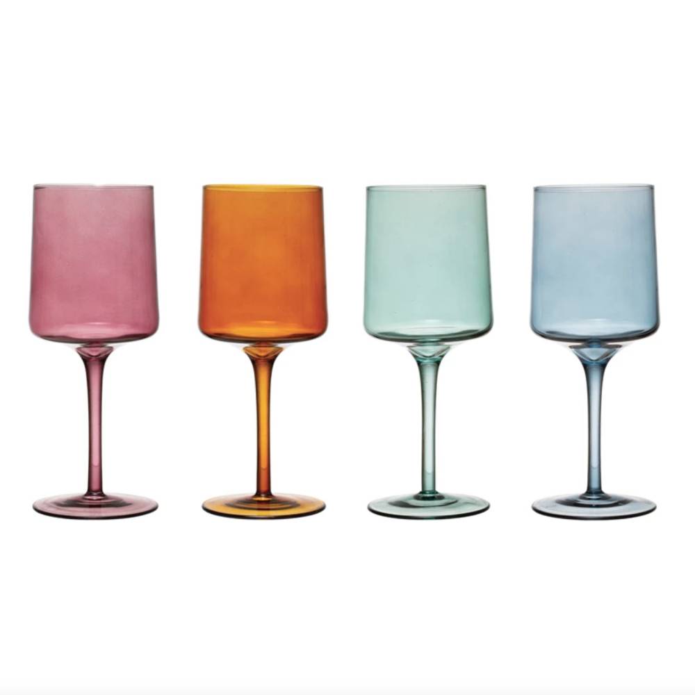 Stemmed Wine Glass - 14oz HOME & GIFTS - Tabletop + Kitchen - Drinkware + Glassware Creative Co-Op   