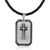 Montana Silversmiths Striking Edge Cross Dog Tag Necklace MEN - Accessories - Jewelry & Cuff Links Montana Silversmiths   