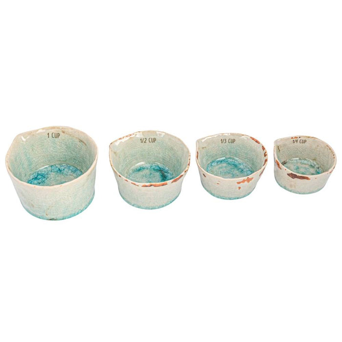 Stoneware Measuring Cup Set HOME & GIFTS - Tabletop + Kitchen - Serveware & Utensils Creative Co-Op   