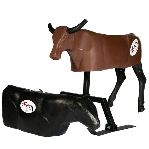 Stretch The Original Roping Dummy Combo Tack - Ropes & Roping Stretch Roping Dummies Brown Black