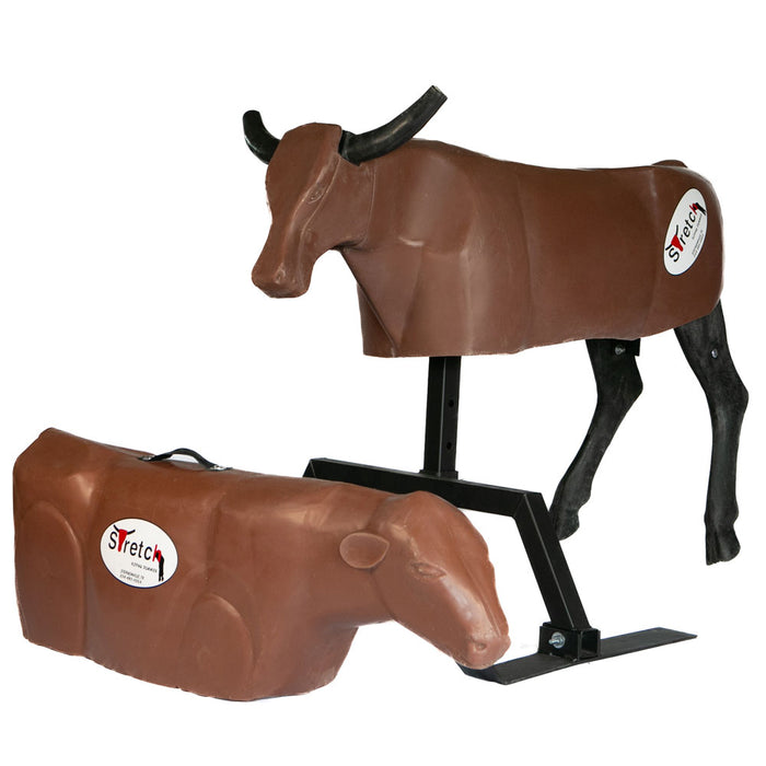 Stretch The Original Roping Dummy Combo Tack - Ropes & Roping Stretch Roping Dummies Brown Brown