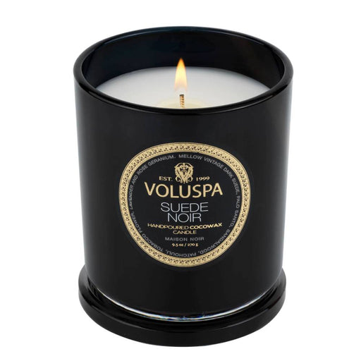 Voluspa Suede Noir Classic Candle HOME & GIFTS - Home Decor - Candles + Diffusers Voluspa   