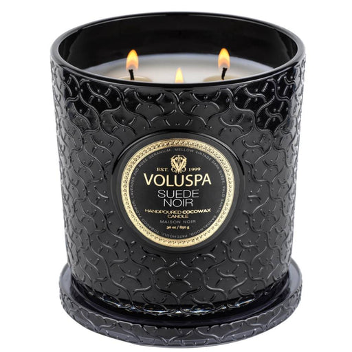 Voluspa Suede Noir Luxe Candle HOME & GIFTS - Home Decor - Candles + Diffusers Voluspa   