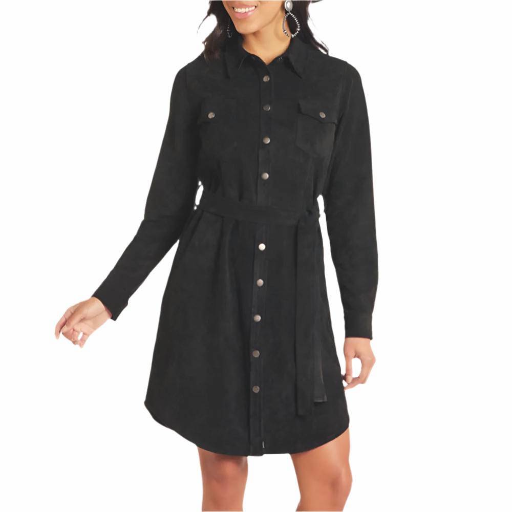 Panhandle Women's Suede Snap Dress WOMEN - Clothing - Dresses Panhandle   