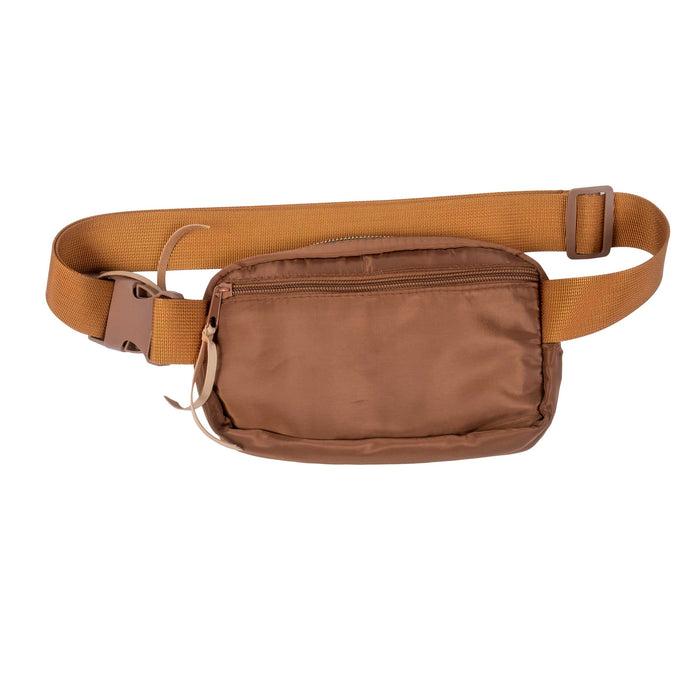 McIntire Saddlery Camel Belt Bag - Laser Bit