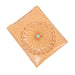 McIntire Saddlery Card Holder - Round Natural Concho MEN - Accessories - Wallets & Money Clips McIntire Saddlery