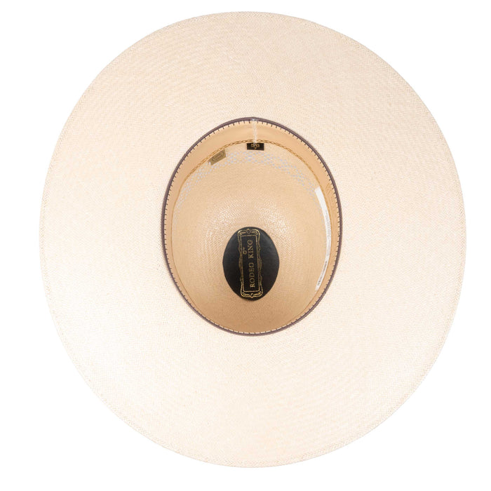 Rodeo King  4 1/2" Open Crown Drifter Taupe Straw Hat