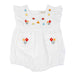 Baby Girl's Floral Embroidery White Romper KIDS - Baby - Baby Girl Clothing Rylee Faith Designs