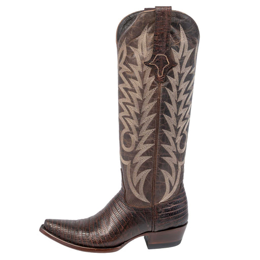 Old Gringo Women's Ellison Lizard Print Chocolate Western Boot WOMEN - Footwear - Boots - Western Boots Old Gringo