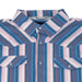 Koe X Tek Western Periwinkle Stripe Snap Shirt MEN - Clothing - Shirts - Long Sleeve Panhandle
