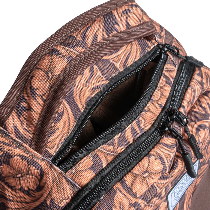Hooey Floral Tooling Recess Backpack