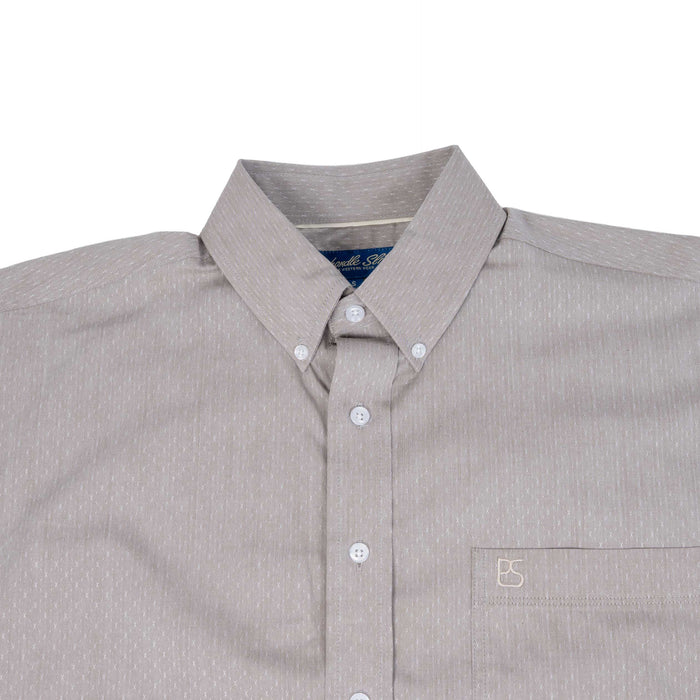 Panhandle Slim Men's Rough Stock Solid Taupe Button Down Shirt