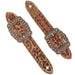 Teskey's Cheetah Print Belt Spur Straps Tack - Spur Straps Teskey's