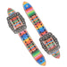 Teskey's Serape Buckstitch Spur Straps Tack - Spur Straps Teskey's