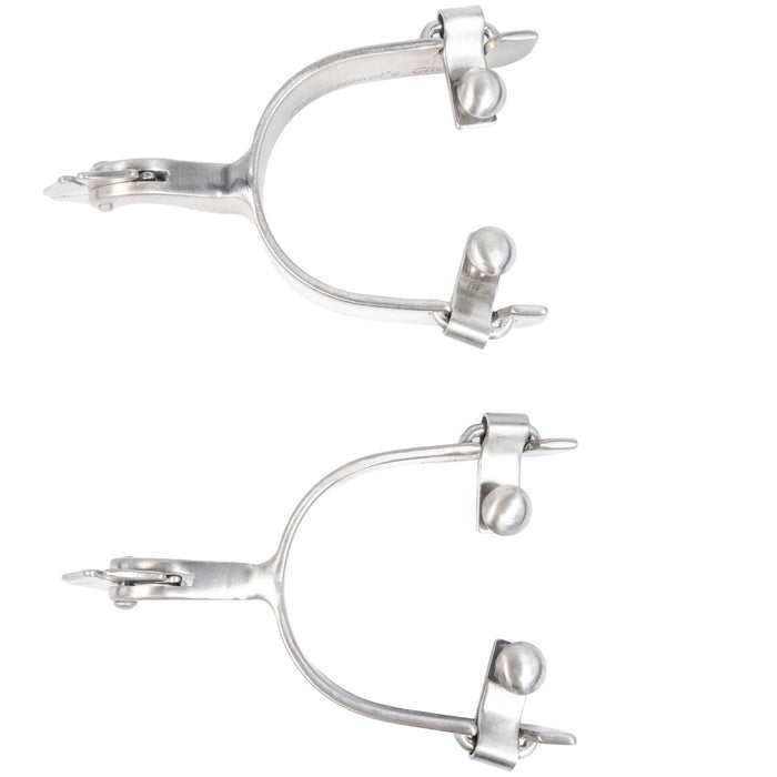 Professional's Choice 1" Band Cloverleaf Rowel Spur Tack - Spurs Professional's Choice