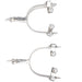 Professional's Choice 1" Band Cloverleaf Rowel Spur Tack - Spurs Professional's Choice