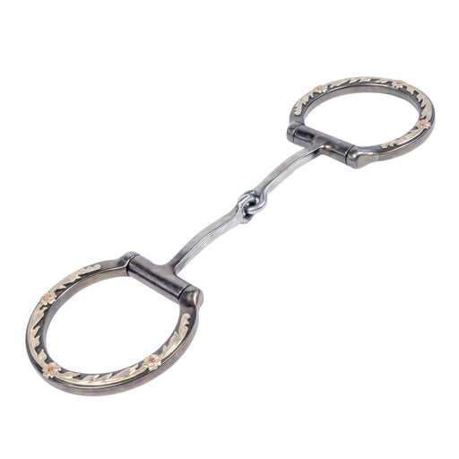 Classic Equine BitLogic Browned Iron Square Dee Ring Snaffle Tack - Bits Classic Equine