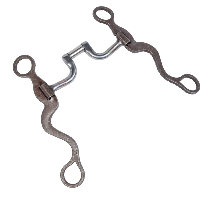 Classic Equine Square Hinge Port Calvary Shank Bit