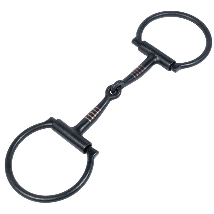 Aime Black Smooth Snaffle Tack - Bits Aime